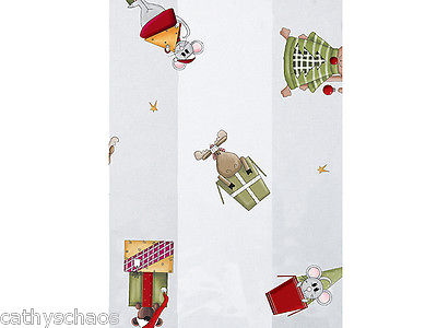 25 Christmas Critters Cello Bags 3.5x7.5 Clear Cellophane Holiday Candy Treats