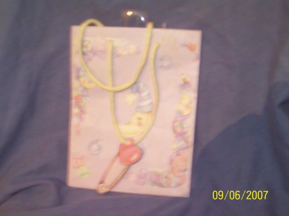 (2) 2000 Garven Small Baby Shower Gift Bags: Ann Fox, Christine Jopling Lines