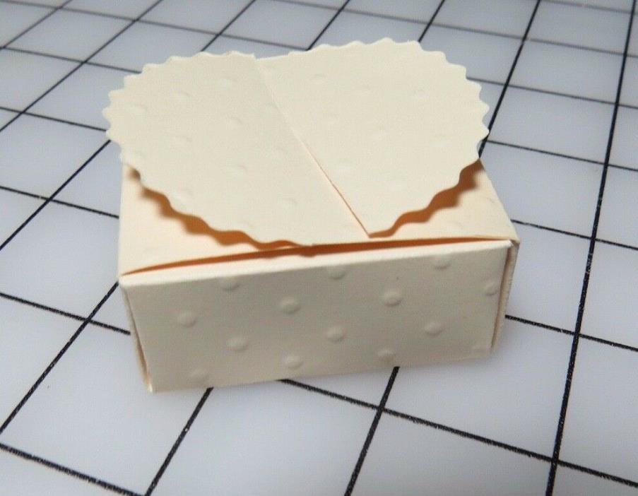 Embossed Mini Self Closing Gift Box - Favor Box - Pack of 10 - Wedding, Birthday
