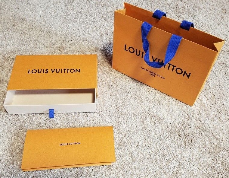 LOUIS VUITTON Small Box with Pull-out Drawer with Receipt Holder & Bag