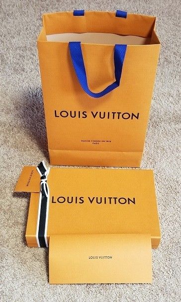 Louis Vuitton Magnetic Box - Empty with Shopping Bag & Receipt Holder