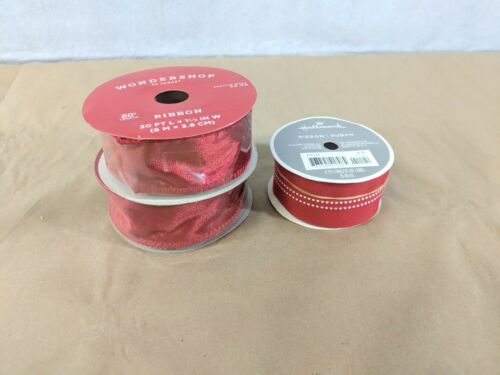 i23 Wondershop Hallmark Red Ribbon Lot