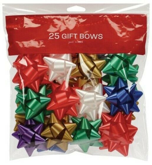 Gift Bows 25 Count Medium Peel N Stick 2