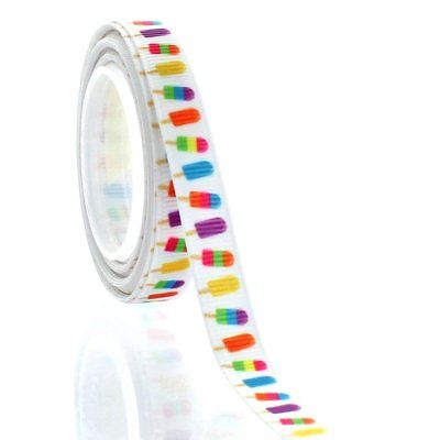 3/8 Popsicles Grosgrain Ribbon