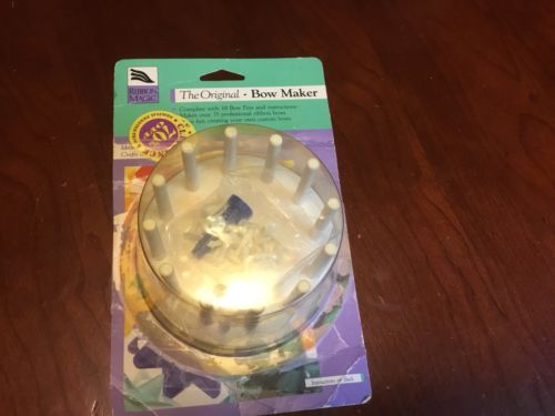 Ribbon Magic The Original Bow Maker Complete ViNtage NEW