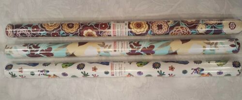 Innisbrook WRAPPING PAPER, 3 NIB Rolls- HopTo It, Imperial Aters, Leaf Shadows