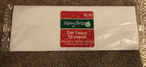 Huge Bulk Lot White Tissue Paper Gift Wrap 2,750 Sheets 20