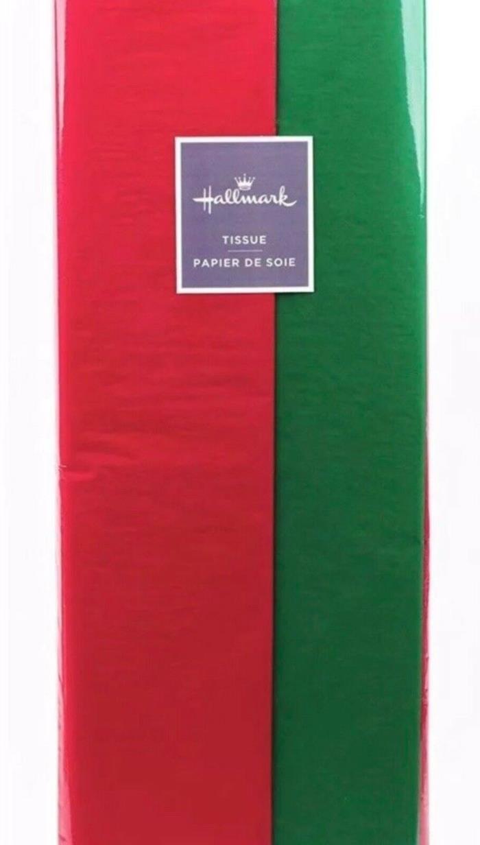 Red and Green 40 CT. Christmas Holiday Tissue Paper Hallmark