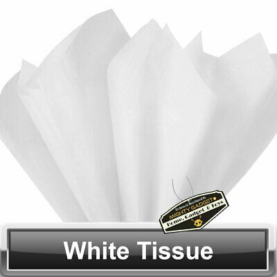 200 Pack x Mighty Gadget (R) Super White Colored Tissue Paper Sheets 15
