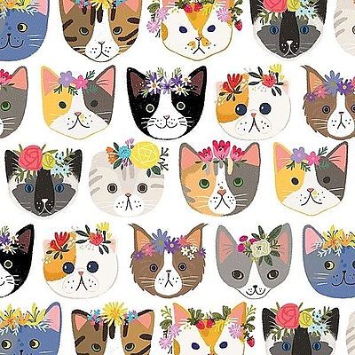 50 Sheets Cat / Kitty Tissue Paper # 332 .. large sheets  - 20
