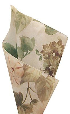 RUSTIC PRINTED GARDEN FLORAL CHAIN BLOMING BOUQUETS 2 SIZES PAIR 2PANEL WARDA