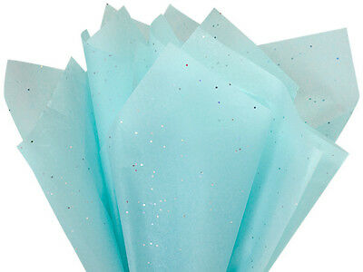 Aquamarine Silver Gemstones Tissue Paper 200 ~ 20x30