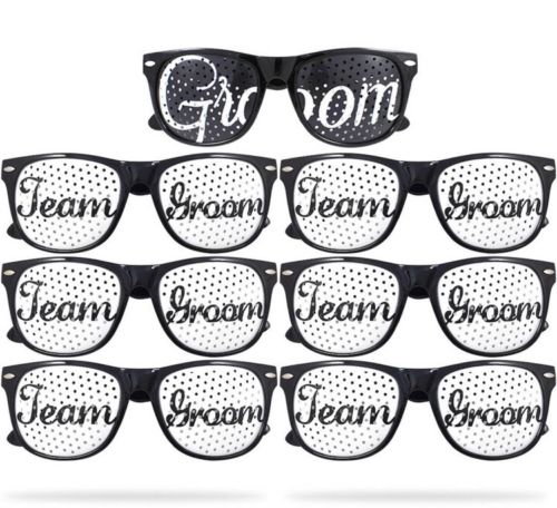 Adult Novelty Sunglasses Men Plastic Wedding Team Groom Anniversary Booth Props