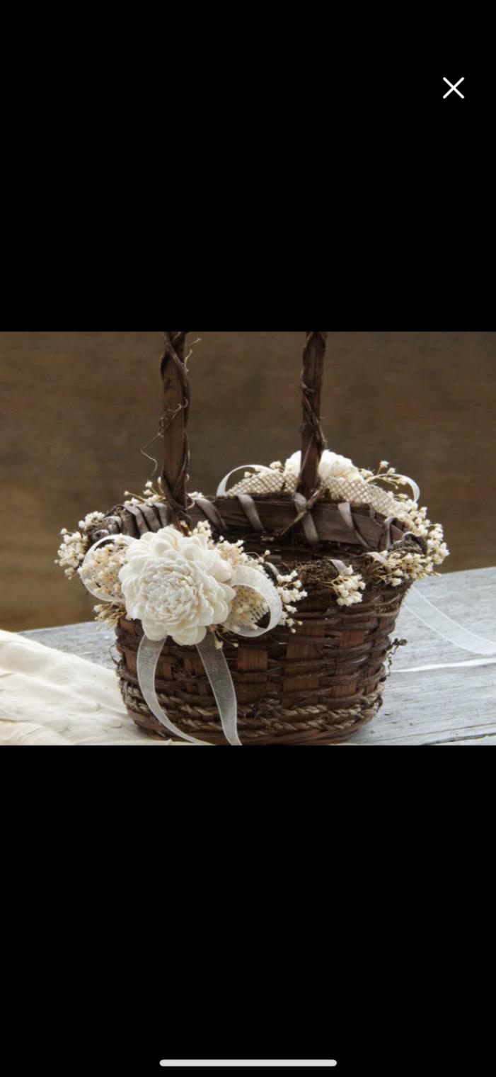 flower girl basket