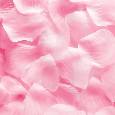 1000pcs Light Pink Silk Rose Flower Petals Wedding Table Scaters Confetti Favor