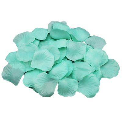 ALLHEARTDESIRES Mint Silk Rose Flower Petals Wedding Table Confetti Bridal