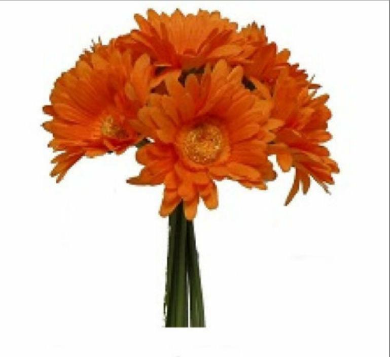 Orange Silk Bouquet 10