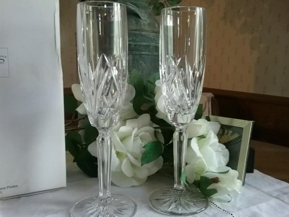 WATERFORD CRYSTAL 8 ¾” CHAMPAGNE FLUTES BRAND NEW, IN BOX ! ELEGANT