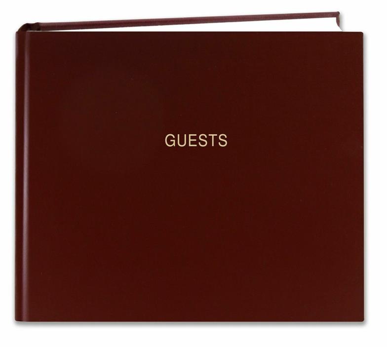 BookFactory Guest Book (120 pages) / Guest Sign-In Book/Guest Registry/Guestb...