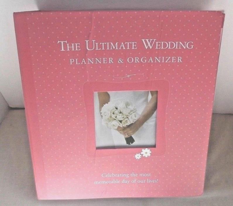 The Ultimate Wedding Planner & Organizer Binder Elizabeth Lluch Pink NO Tote Bag