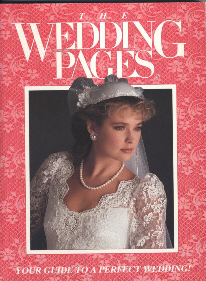 1986 The WEDDING Pages UNUSED Book PLANNER Seattle