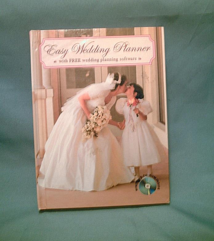 Easy Wedding Planner w/ Planning Computer Software Organizer & Keepsake Book