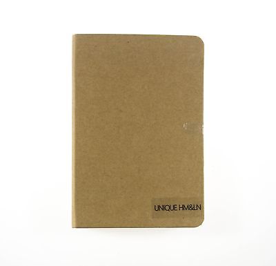 UNIQUE HM&LN A6 Loose-leaf Notebook Kraft Cover Planner Daily Monthly plan..