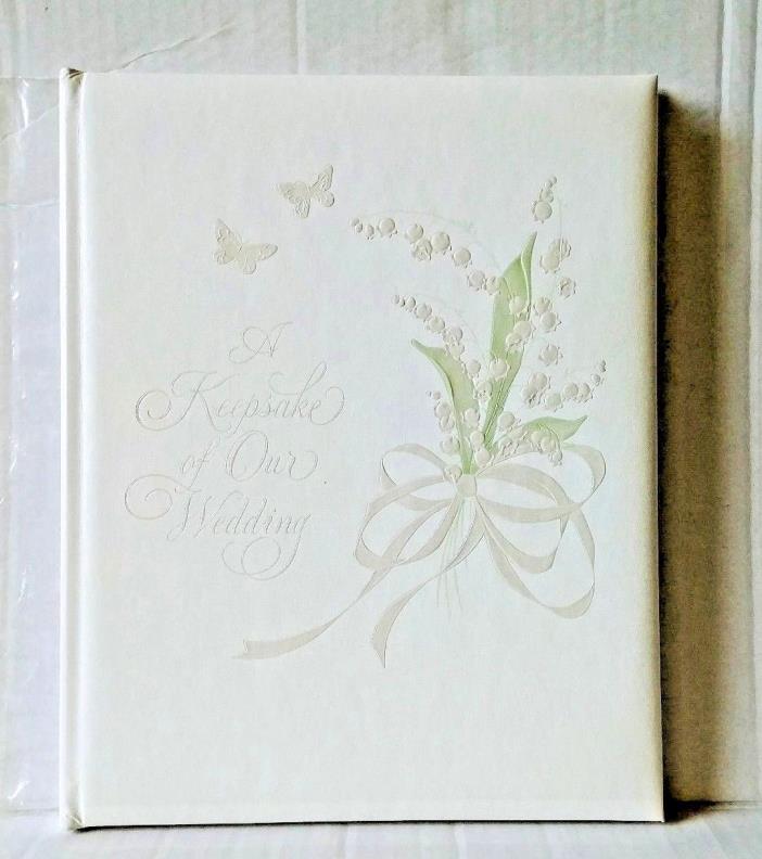 A Keepsake of Our Wedding Hallmark Deluxe Album Memory Book