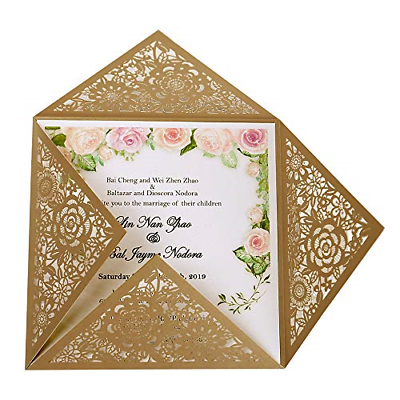 Doris Home wedding invitations wedding invites invitations cards wedding kit