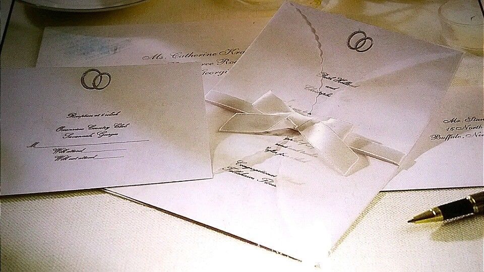 Wilton Wedding Complete Invitation Kit 25 Sets *Diamond Dust Rings*