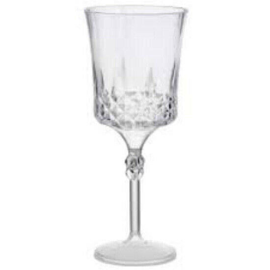 6- 10-oz. Elegant Plastic Wine Glasses, 2-ct. Packs (Total 12 Glasses)