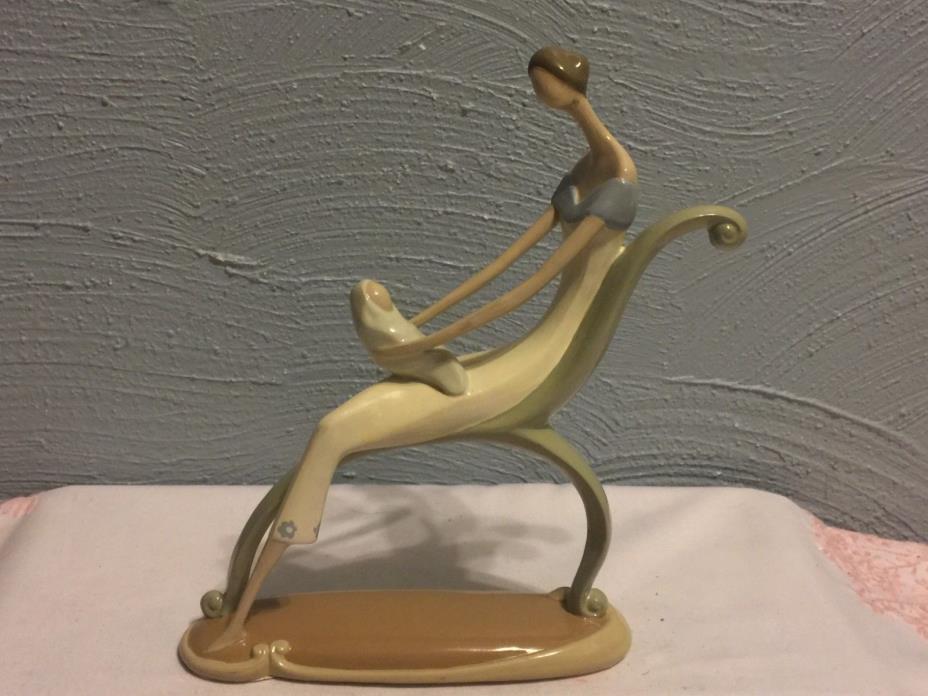 Hand painted mother and baby figurine by Lillian Rose