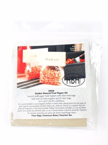 Hortense B Hewitt 30948 Golden Natural Treat Topper Kit Set of 25