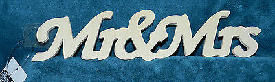 NEW UNFINISHED WOOD CUTOUT - MR. & MRS. WEDDING DECOR