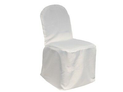 250 White Chair Covers (Great For Weddings And All Events)