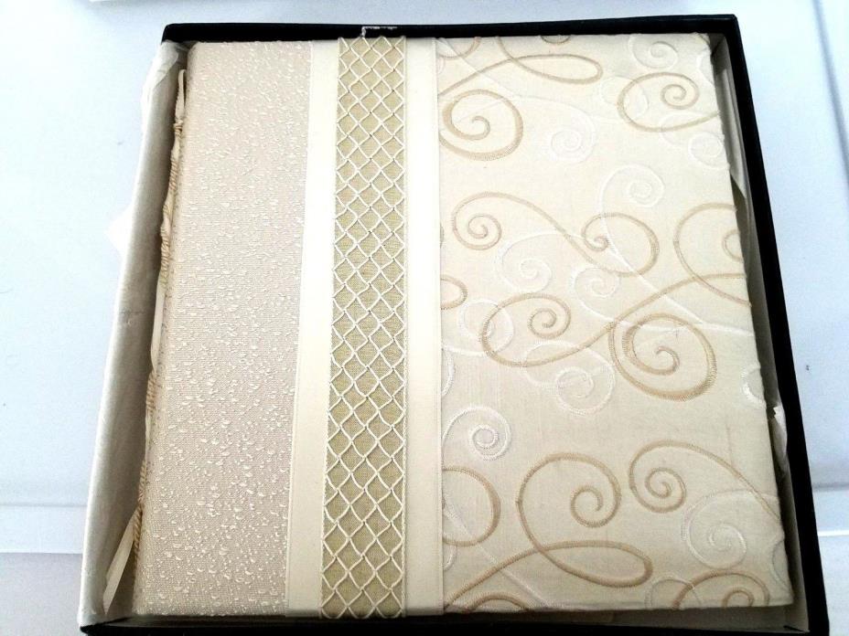Wedding Journal NEW Molly West Handbound Memory Book Scrapbook Ecru Ivory Album