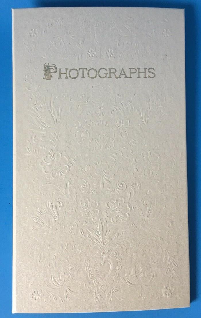 Vintage Hallmark Photograph Album Embossed Photo Book Wedding Anniversary 1984
