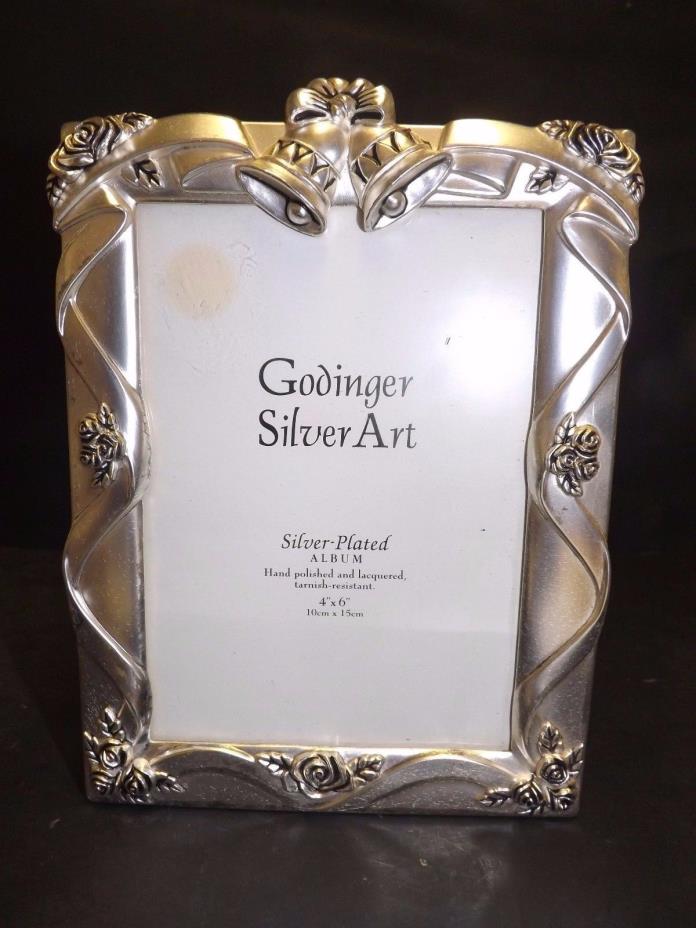 GODINGER SILVER ART SILVER PLATED PITCHER ALBUM FELT HOLDS 100 PHOTOS 4