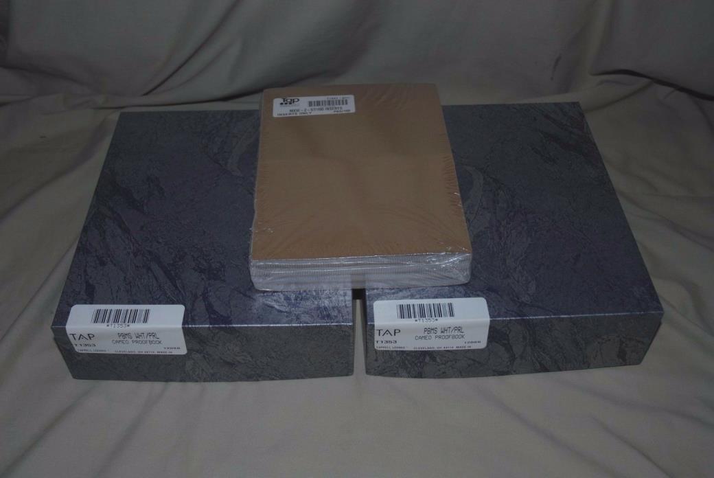 New wedding photo albums . Two, Tap T1353  . One Tap T1411-0711 inserts