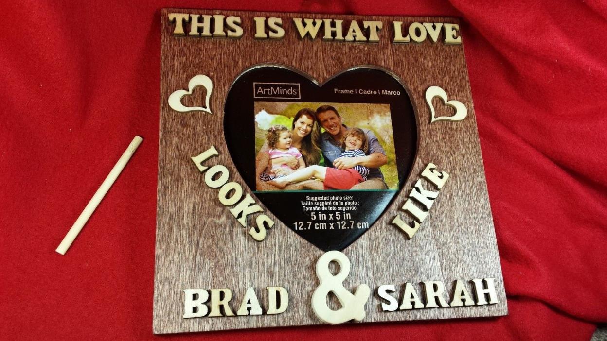 Amazing Wedding Day Personalized Picture Frame - Wood Table Frame Gifts