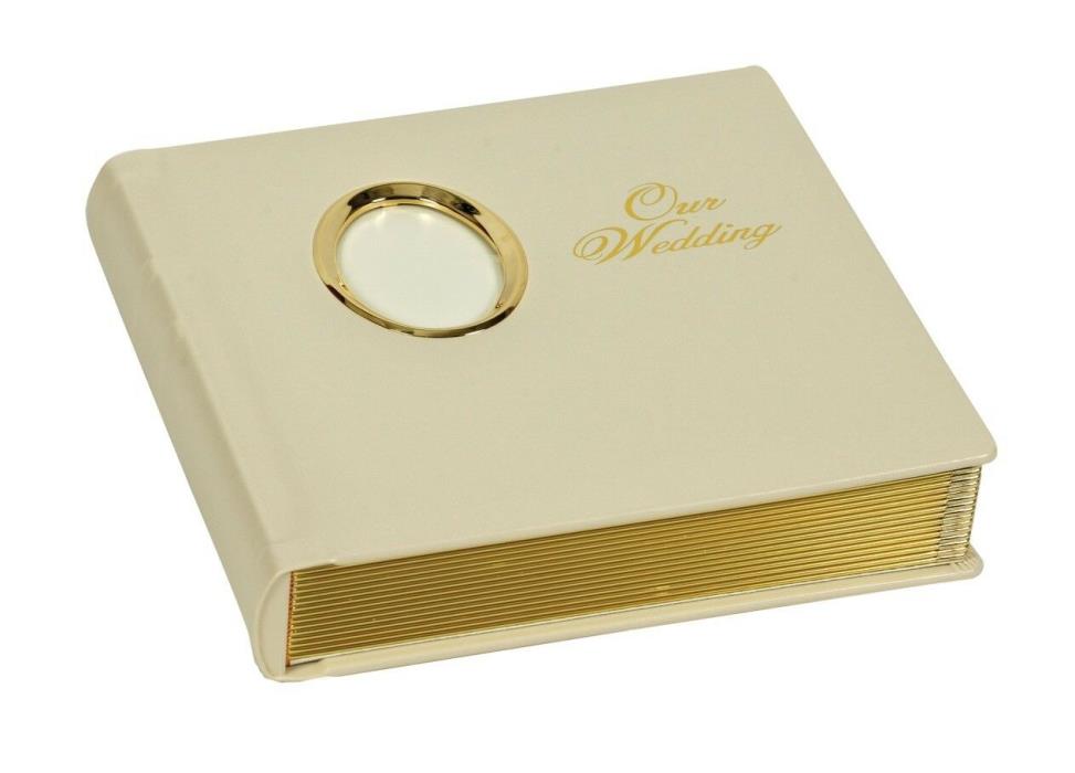 Professional 10x10 Ivory 20 Pages Wedding Photo Album with 40 4-4X6 Mats