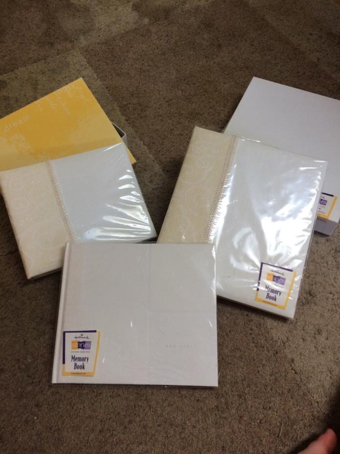 Hallmark Stories Wedding Guest Book and Memory Book lot