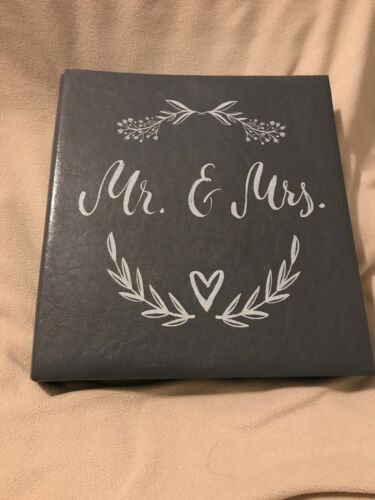 Mr & Mrs Wedding Album - 500 Photo - Silver - Made to Order