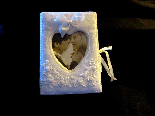 Wedding bridal photo album  4 fold