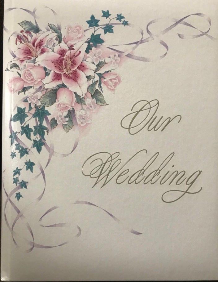 C.R. Gibson Company Our Wedding, floral-themed Wedding Remembrance Book, NWOT