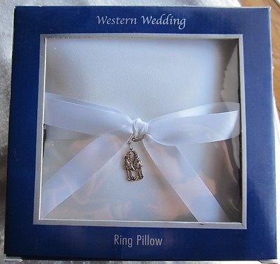 VHTF nip MONTANA SILVERSMITH Wedding Ring Pillow