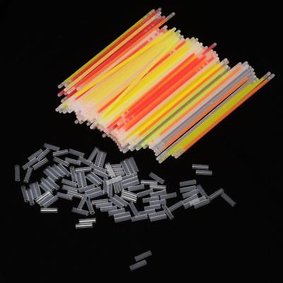 50 Count 8” Glow Sticks Variety Pack Bracelets With Connectors Assorted Colors