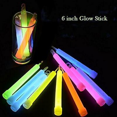 6 Glow Stick Chemical Light Sticks 12Pcs Industrial Grade 12 Hours Duration For