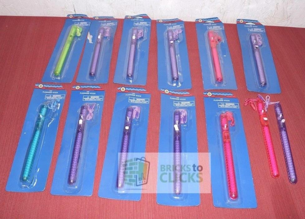 LED Flashing Sticks Lot X13