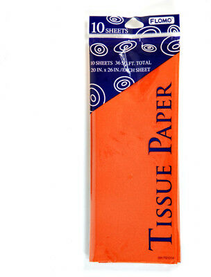 Tissue Paper - Orange (10 sheet) - CASE OF 60